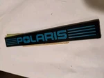Polaris Snowmobile 5430979-167 Turquoise Body Emblem Oem Nos New. Price: $22.95.