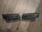 Arctic Cat Snowmobile 1606-064 & 1606-065 Bumper Set Used. Price: $25.00.