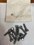 New Polaris Part # 7512182 Bolt Qty 11 Vintage Snowmobile. Nos. Price: $12.00.