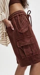 Free People Sea La Vie Cargo Shorts Brandy Brown Xs Boho Pre-owned. Price: $28.49.