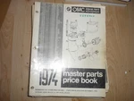 Omc Master Parts Price Book 1974 Outboard Gebraucht. Price: $55.83.