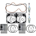 Niche Piston Gasket Spark Plug Kit For Polaris Switchback Rush Sks Rmk 800 New. Price: $115.57.