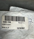 6505-638 Arctic Cat Float Arm New Oem. Price: $19.95.