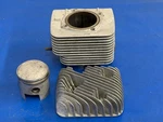 1970-1972 Ski-doo 913980 Cylinder Jug Piston Head Set 399 401 Nordic Oly Alpine Used. Price: $85.50.