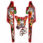 Arctic Joker Decal Kit, 6611-407/6611-410/6611-411 2005 Firecat Red New. Price: $341.25.