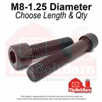 M8-1.25 Class 12.9 Coarse Socket Head Cap Screws Black Oxide(choose Length &qty) New. Price: $1049.41.