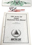Arctic Cat Snowmobile 1991 Cougar & 2UP Parts Manual 2254-652 Used. Price: $17.99.