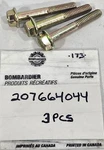 3 Nos Seadoo Ski-doo Can-am Bombardier Hex Flanged Screw M6X40 New Oem 207664044. Price: $6.96.