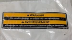 Genuine Arctic Cat Seating Capacity Warning Decal 2611-769 New Oem. Price: $13.91.