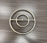 12" 304 Stainless Steel Fire Ring .650" Od Tube New. Price: $23.00.