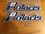 New 73 74 Polaris Point Emblems 5430180 Vintage Starfire Tx 500 Limited Colt. Price: $78.00.