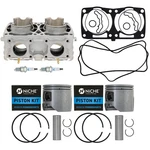 Niche Cylinder Piston Gasket Kit For Polaris Pro Rmk Indy 800 Xcr 3022828 New. Price: $445.95.