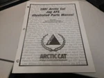 Arctic Cat Factory Illustrated Parts Manual 1991 Jag Afs 2254-650 Used. Price: $9.99.