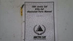 1991 Arctic Cat Snowmobile Parts Manual Kitty Oem 2254-649 M182 Used. Price: $10.00.
