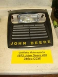 1972 73 John Deere Jd 400 Snowmobile CCW340 Headlight Hood Vent Door Fuel Access Used. Price: $148.00.