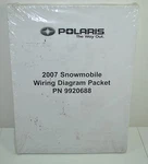 Polaris 2007 Snowmobile Wiring Diagram Packet Part# 9920688 New & Sealed. Price: $19.13.