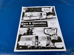 1966 Holiday Rambler Owners Operators Care Manual Travler Travel Trailer Camper Used. Price: $13.45.