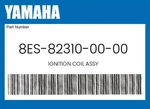 Yamaha Genuine Ignition Coil Assy 8ES-82310-00-00 New. Price: $138.39.
