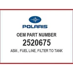 Polaris Asm-fuel Line,fltr To Tank 2520675 Oem New. Price: $34.99.