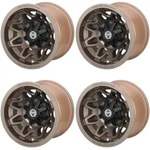 Atv/utv Wheels Set 12IN Moose 416X Bronze 4/110 4+3 H700 New. Price: $527.80.