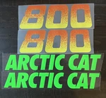 Arctic Cat Zrt 600 800 900 Seat Graphics Decals Iron Snowmobile New. Price: $55.00.
