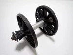 2012 Polaris 800 Rmk 155 Rear Axle With Wheels 7518957, 7556490, 5436496 Used. Price: $25.00.