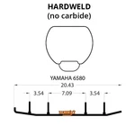 Woodys Top-stock Hard Surface Bar Carbide Runners For 2015 Yamaha SR10M62S New. Price: $73.26.