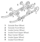 Parts Unlimited Idler Wheel 3/8IN. X 3/4IN. 04-11677 For Yamaha Sr Viper New. Price: $33.61.