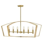 Lark Sammi 6-LIGHTS Steel Lacquered Brass 120-VOLT Linear Chandelier 83645LCB New. Price: $448.09.