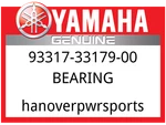 Yamaha Oem Part 93317-33179-00 Bearing New. Price: $52.99.