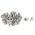 30PCS M6 12MM 304 Stainless Steel Hex Socket Countersunk Flat Head Screw Bolts New. Price: $13.20.