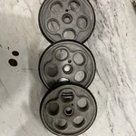 1989 - 1992 Yamaha Exciter 570 Snowmobile Rear Suspension Axle Idler Wheels Used. Price: $49.95.