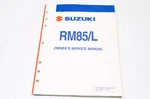Oem Suzuki 99011-02B80-03A Owner's & Service Manual RM85/LK5 Used. Price: $16.07.