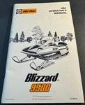 Vintage Nice 1982 Ski-doo Snowmobile Blizzard 9500 Operators Manual (932) Used. Price: $39.99.