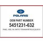 Polaris Side Panel, Right, Titanium Met 5451231-632 Oem New. Price: $294.99.