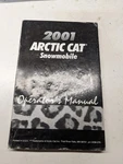 Arctic Cat Snowmobile Owners Manual 2001 All Models Operators Book Used. Price: $42.00.