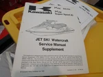 Manual Kawasaki Jet Ski Watercraft Service Suplement PN:99924-1174-51 Used. Price: $12.99.
