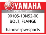 Yamaha Oem Part 90105-10N52-00 Bolt, Flange New. Price: $16.49.