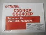 Yamaha Factory Owners Manual 1990 CS340P CS340EP LIT-12628-01-22 Used. Price: $24.04.