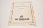 Oem Arctic Cat 0153-179 1978 Troubleshooting Guide Used. Price: $14.44.