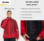 Ski-doo Women's Ladies Vasa Insulated Floatation Jacket, Burgundy- 440944- Sm New. Price: $119.99.