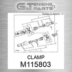 M115803 Clamp Fits John Deere (surplus Open Box) New. Price: $197.98.