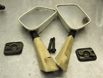 Honda 1989-2007 CH80 Elite Scooter Right Left Side Rear View Mirror White Used. Price: $84.99.
