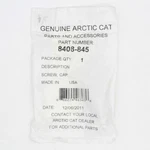 Arctic Cat Cap Screw Part Number 8408-845 New. Price: $12.99.