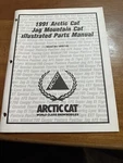Snowmobile Parts Manual Arctic Cat 1991 Jag Mountain Oem # 2254-660 Used. Price: $10.00.
