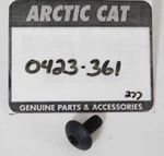 New Arctic Cat Atv Factory Machine Screw M6 1.0X12 Black Oem 0423-361 Nos. Price: $9.12.