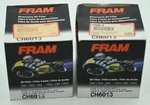 Lot Of (2) Fram Oil Filters Part Number CH6013 New. Price: $25.99.