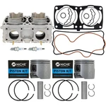 Niche Cylinder Piston Gasket Kit For Polaris Pro Rmk Rush Switchback 800 3022828 New. Price: $456.72.