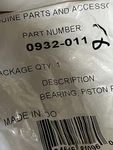 0932-011 R/b 0932-033 Arctic Cat Piston Pin Bearing New Oem. Price: $18.95.