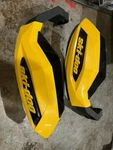 Ski Doo 517305043 517305042 Hand Guard Wind Deflectors New. Price: $90.00.